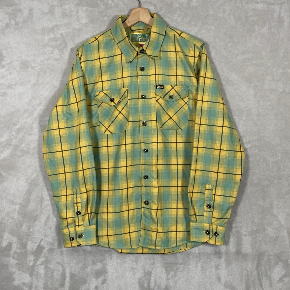 Dixxon Flannel Company Mens Medium Frank The Tank Plaid Button Up Shirt